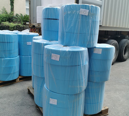 Синий 25 г/м² полипропиленовый нетканый материал спанбонд для медицинских масок